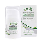 Simple Regeneration regenerująco-odmładzający krem na noc z zieloną herbatą (Linia simple Regeneration - to kosmetyki zwalczające objawy przedwczesnego starzenia skóry) Simple_Regeneration_Age_Resisting_Night_Cream_50ml_PAIR_5011451104006.jpg