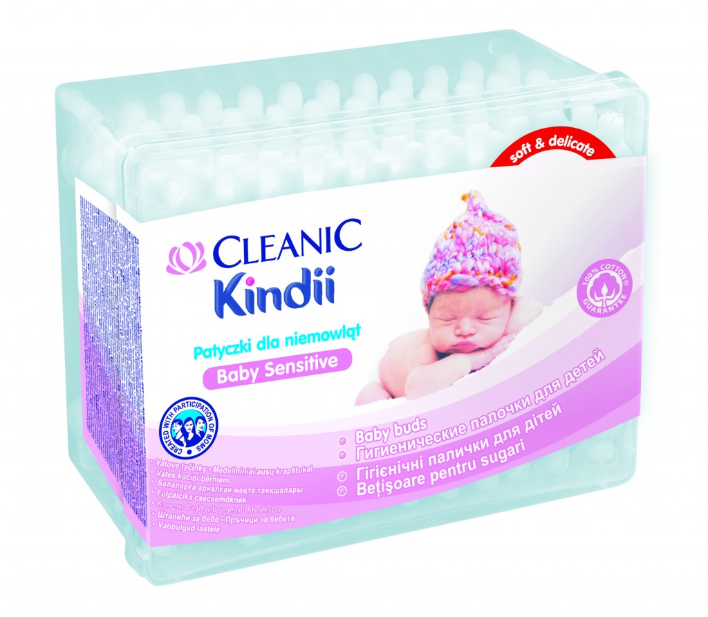 Patyczki bawełniane Cleanic Kindii