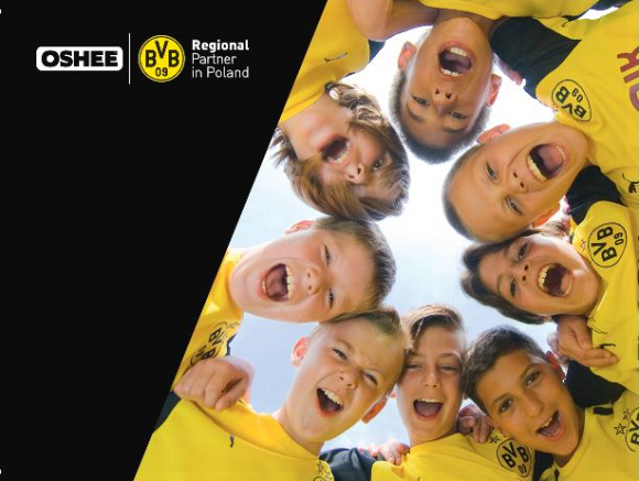 Ruszył nabór do elitarnej szkółki piłkarskiej OSHEE BVB CAMP Dziecko, LIFESTYLE - Obóz piłkarski OSHEE BVB CAMP odbędzie się w lipcu 2015 r. Udział w nim zapewnią sobie ci, którzy wywalczą sobie miejsce w konkursie. Chętni by spełnić swoje marzenia u boku trenerów legendarnej drużyny Borussii Dortmund mogą już teraz zgłaszać się na stronie www.oshee.eu.
