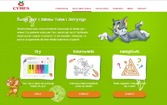 Smak zabawy z Tomem i Jerrym