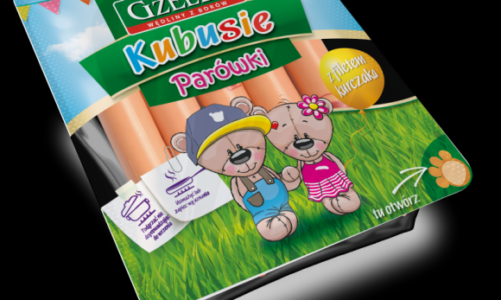 Nowe opakowanie, ten sam pyszny smak – parówki dla dzieci Kubusie Gzella