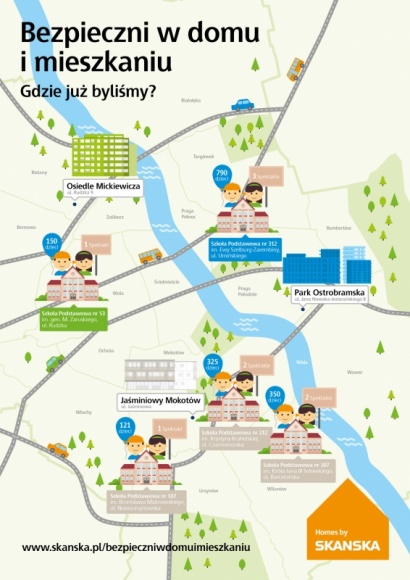 Zaradny Tomasz Miarka, Pani Jadzia i jej kot Leon edukują dzieci w warszawskich Dziecko, LIFESTYLE - Bajkowi bohaterowie przedstawienia „Bezpieczni w domu i mieszkaniu” – starsza Pani Jadzia, zaradny Tomasz Miarka i niesforny kot Leon – ponownie odwiedzili warszawskie szkoły, aby uczyć najmłodszych domowego BHP. Tym razem zawitali na Mokotowie.