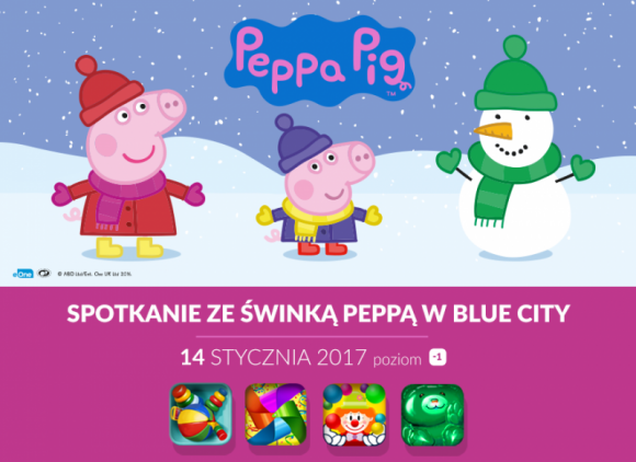 Spotkanie ze Świnką Peppą w Centrum Handlowym Blue City