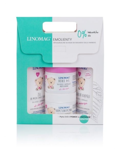 Wyprawka z produktami Linomag® oraz instruktażem pierwszej pomocy niemowlętom