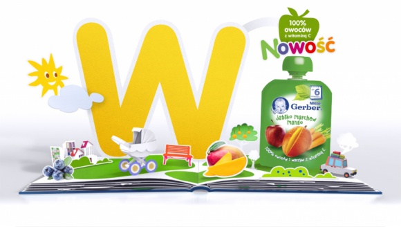 Feeria barw w nowych deserkach owocowych Gerber