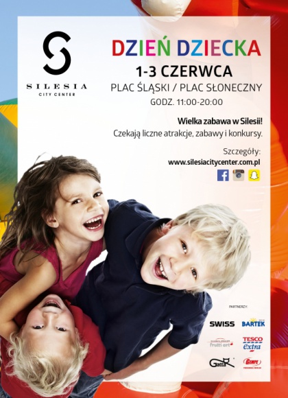 Dzień Dziecka pełen atrakcji w Silesia City Center Dziecko, LIFESTYLE - Silesia City Center organizuje w dniach 1-3 czerwca aż trzy dni atrakcji dla dzieci. Będą dmuchane place zabaw dla dzieci, wata cukrowa i akcja charytatywna dla dorosłych.
