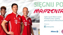 Piłka nożna łączy pokolenia Dziecko, LIFESTYLE - Dołącz do Allianz Junior Football Camp, wygraj obóz piłkarski w Monachium i koszulkę z podpisem Roberta Lewandowskiego!