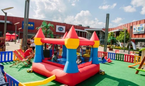 Smok na zamku w Porcie Łódź