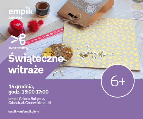 Świąteczne witraże | Empik Galeria Bałtycka