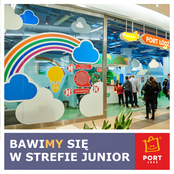 „Junior” w urodzinowym klimacie Dziecko, LIFESTYLE - Port Łódź świętuje swoje 9. Urodziny, w związku z tym do wspólnej zabawy zaprasza także swoich najmłodszych gości. Na urodziny Centrum zaprasza maluchy od 18 marca, do soboty 23 marca włącznie. Wszystkie atrakcje dostępne w sali zabaw są bezpłatne.