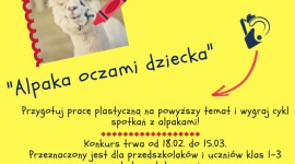 Konkurs dla szkół i przedszkoli „Alpaka oczami dziecka”!