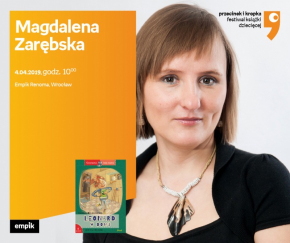 Magdalena Zarębska we Wrocławiu Dziecko, LIFESTYLE - Festiwal Książki Dziecięcej Przecinek i Kropka