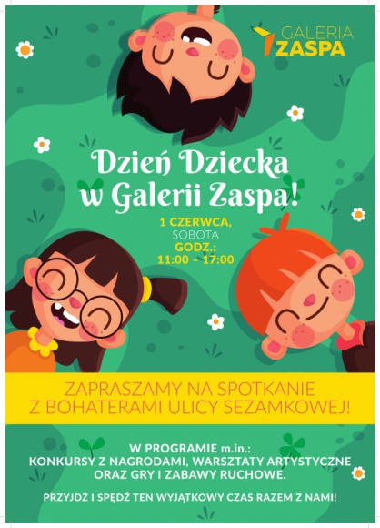 Galeria Zaspa na Dzień Dziecka przemieni się w Ulicę Sezamkową