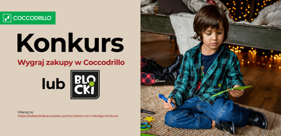 Zostań pomocnikiem Świętego Mikołaja! – świąteczna akcja Coccodrillo Dziecko, LIFESTYLE - Święta to idealna okazja, aby w kreatywny sposób spędzić czas ze swoim dzieckiem. Misją Coccodrillo jest kreatywne wyrażanie siebie, dlatego w ten szczególny czas chcemy zachęcić dzieci i rodziców do wspólnej, kreatywnej zabawy! Pokażcie nam swoje świąteczne dzieła.