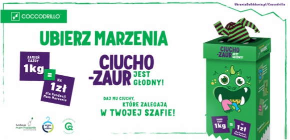 Akcja Ubierz Marzenia również w sklepach stacjonarnych Coccodrillo!