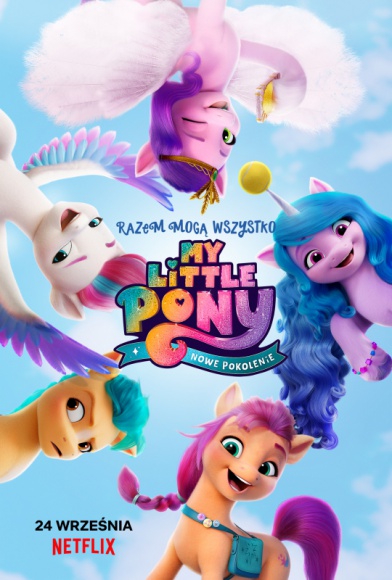 „My Little Pony: Nowe Pokolenie” - premiera 24 września na Netflix Dziecko, LIFESTYLE - Kultowe „My Little Pony” powracają! Najnowsza odsłona przygód magicznych kucyków od 24 września dostępna będzie na platformie streamingowej Netfilx. Już teraz obejrzeć można oficjalny zwiastun: https://www.youtube.com/watch?v=c49gDPe4b4k